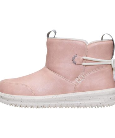 Camden Bow Boot Youth Cozy – Sparkle Pink