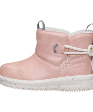 Camden Bow Boot Toddler Cozy – Sparkle Pink