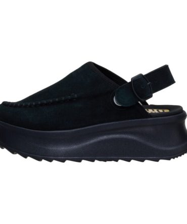 Delray Clog Suede – Black