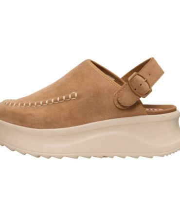 Delray Clog Suede – Tan
