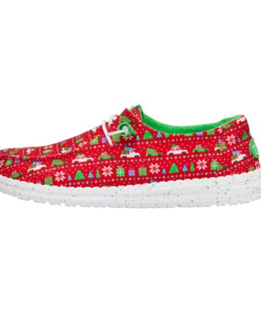 Wendy Holiday Sweater – Red/Green