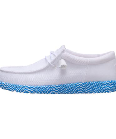 Wally Funk Warped Geo – White/Brilliant Blue