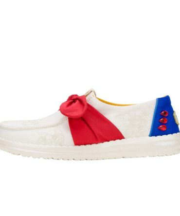 Wendy Bow Snow White – White/Blue/Red