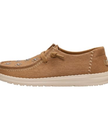 Wendy Star Stud – Cognac/Tan
