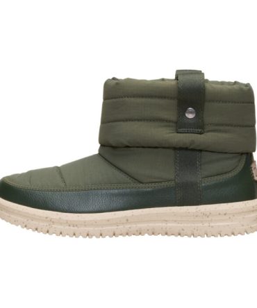 Camden Cuff Nylon Quilt – Dark Olive