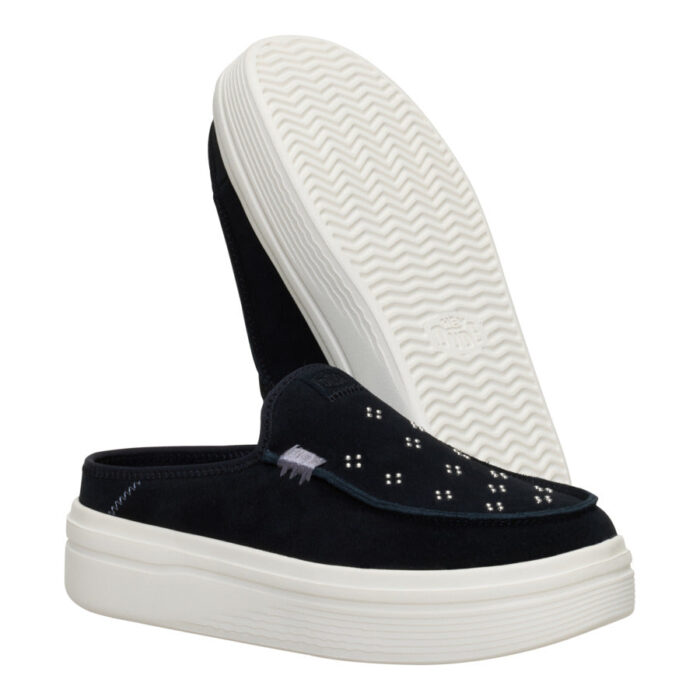 Austin Lift Suede Stud – Black - Image 4