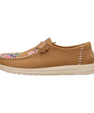 Wendy Cross Stitch – Tan/Multi