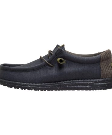 Wally Waxed Casual – Black/Black