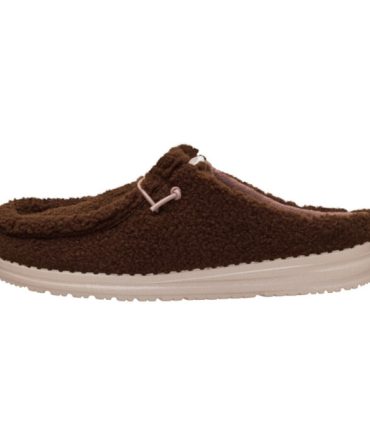 Wendy Slip Sherpa – Dark Brown