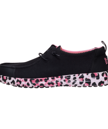 Wendy Work CE Leopard – Black/Pink Leopard