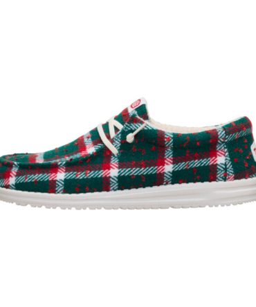 Wally Confetti Plaid Cozy – Red/Green/Multi
