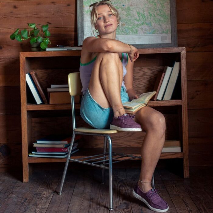 Wendy Stretch Sox – Burgundy - Image 2